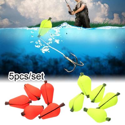 Bottom Water Droplets Fly Fishing Bobbers Float Oval  Fishing Floats Beads Indicator Fish Beans