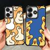Cartoon Cute Duck Soft Phone Case For Xiaomi Redmi Note 14 15 Pro Plus 13 12 11S 11T 5G 10 9S 9 Plating Anti-Fall Fundas