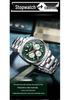 OFNS Men's Multi-Function Waterproof Quartz Watch - Business Edition with Calendar and Six-Hand Chronograph.