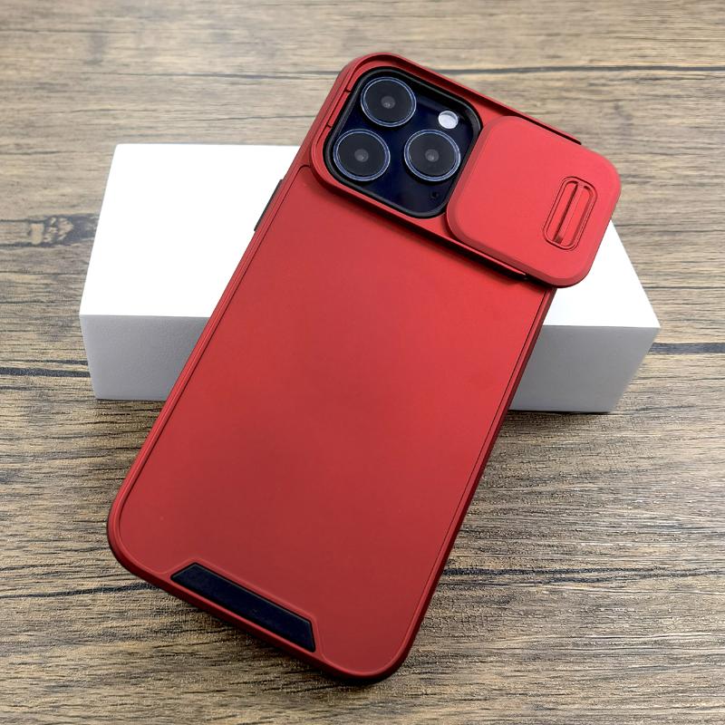 Luxury Slide Camera Cap Cover Case For 17 16 15 14 13 12 11 Pro Max Air 17Pro IPhone16 IPhone15 IPhone14 IPhone13 ProMax