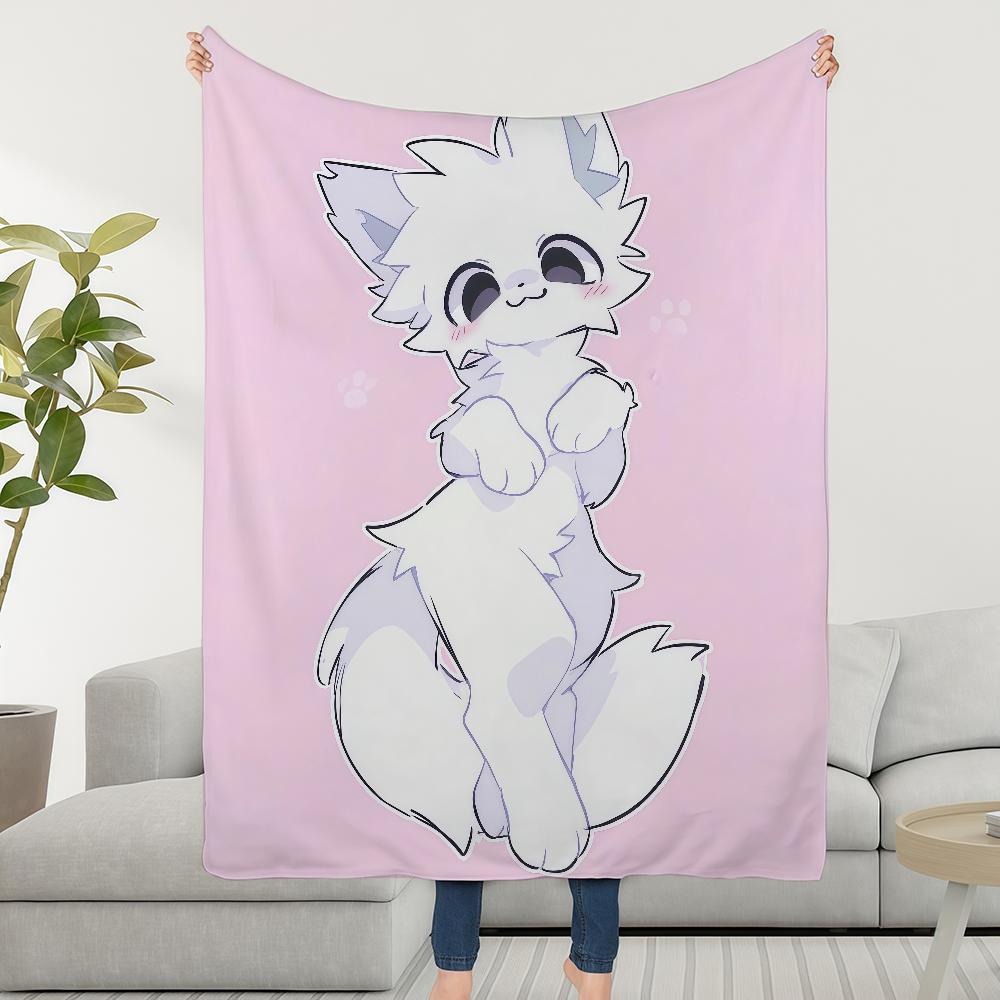 Cartoon Funny Cute Cat Kawaii S-SillyS B-Boy K-KisserS Blanket Soft Warm Furry Throw Super Kids Toys Bed Sofa Car Cradle