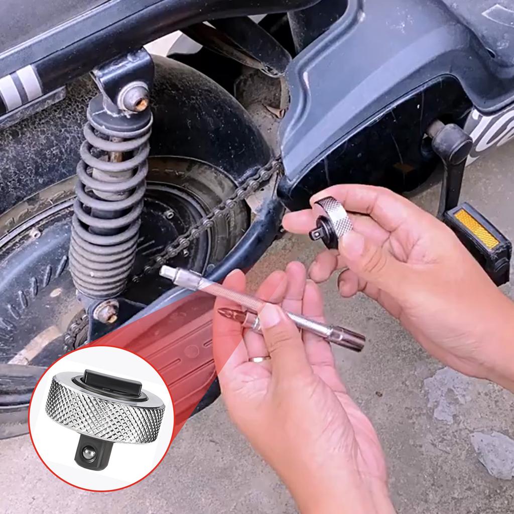 Mini Ratchet Wrench For Easy Tire Ratchet Removal And Installation Lightweight Metal Alloy Repair Tool