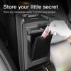 Magnetic Center Console Hidden Storage Box For Tesla Model 3/Y Juniper  Armrest Hidden Organizer Hidden Storage Box Accessory