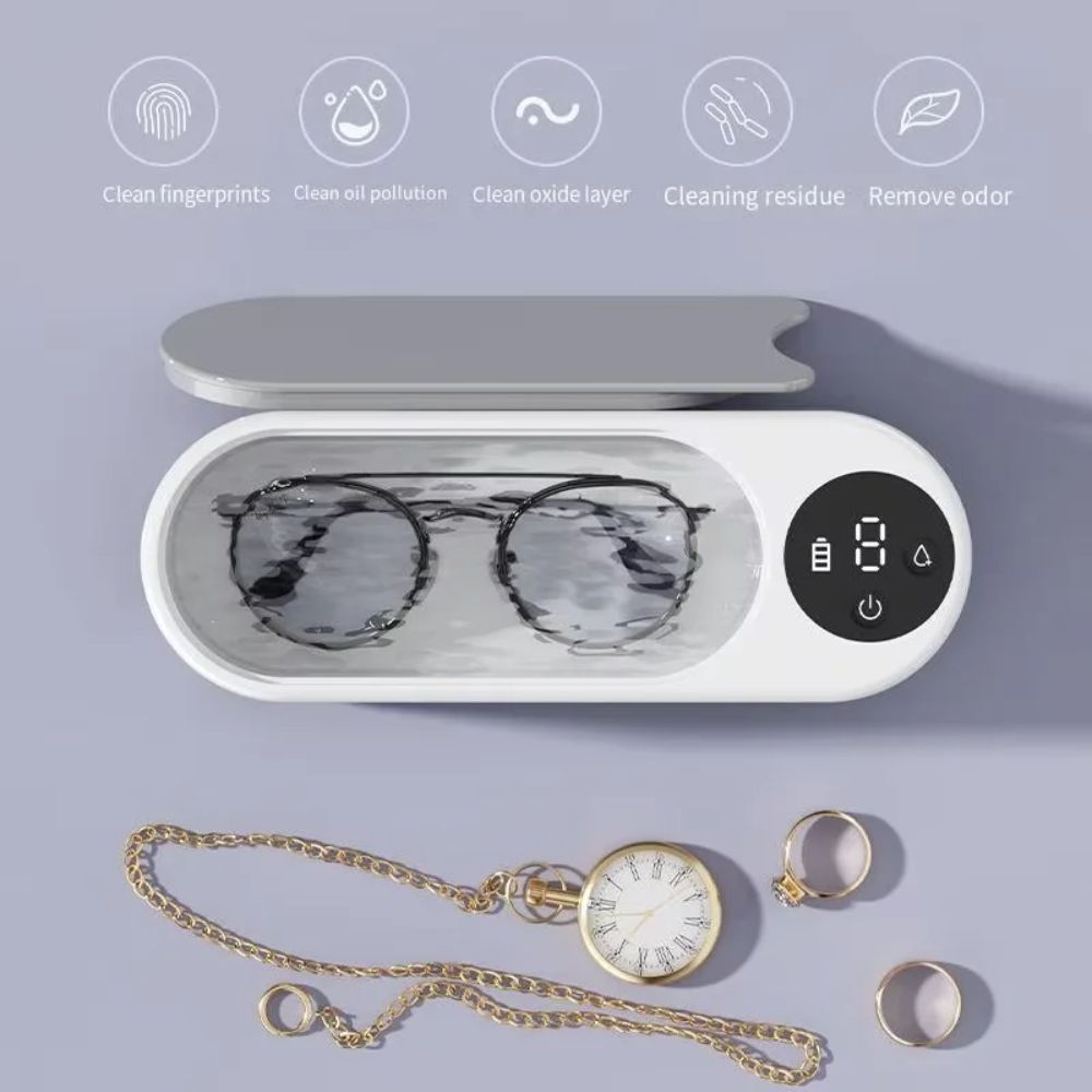 Ein-Knopf-Ultraschallreinigungsmaschine Hochfrequenz Schmuck Fleckenentfernungsmaschine Mädchengeschenk
