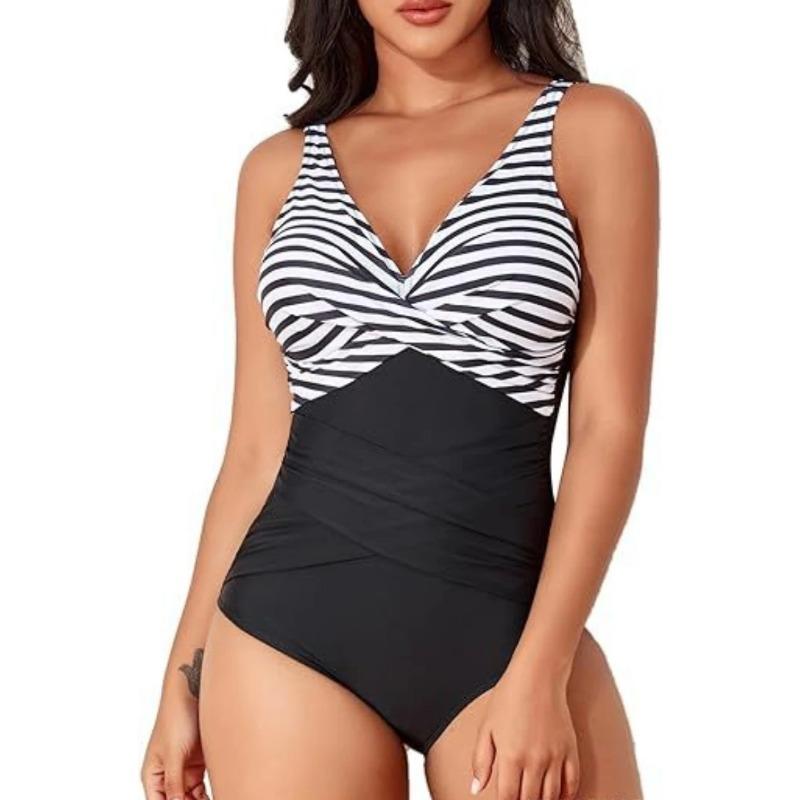 Vintage One Piece Swimsuit Sexy Printed Swimming Suit for Women Summer Monokini Swimwear Bathing Suits Boho Ladies Swimsuits