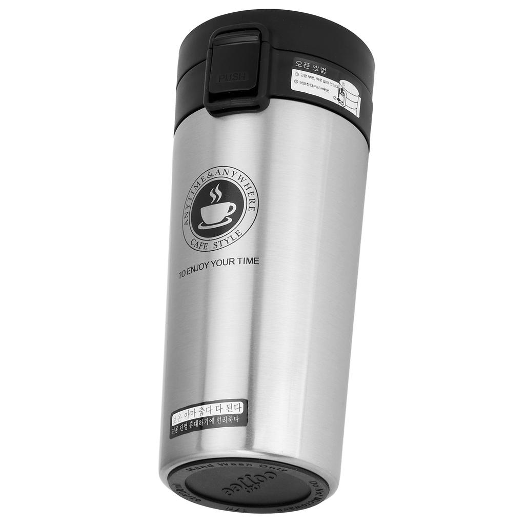 380ml Coffee Mug with Strainer Portable Thermal Cup Water Bottle for Home Office Travel