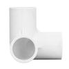 10PCS 3 Way Pipe Fittings PVC Plastic Right Angle Tee Corner Connector 20mm Inner Diameter