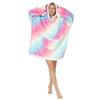 Warm Hooded Sherpa Blanket With Sleeves Ultra Soft Fleece Sweatshirt Throw Thick Winter Flannel Hoodie Blankets Home Textile