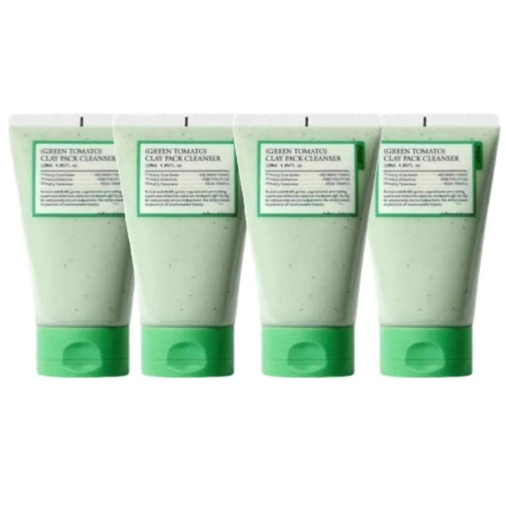 Fully Green Tomato Clay Pack Cleanser 120ml, 4 pieces