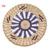 Halm Runde veggdekorasjonsanheng Kreativ retro etnisk bakgrunn Veggdekor i marokkansk stil Håndvevde oppheng Diameter 20/25/30 cm