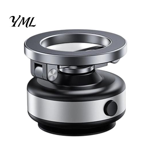 Adjustable Cell Phone Holder for Car Electric Vacuum Suction Cup Magnetic Car, 360 Degree Rotating Dashboard Extendable Telescopic Mount with