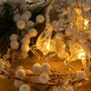 1,5M 10LED Weihnachts-Lichterkette Rentier Lichterketten Girlande Dekoration Kristall Elch Lampe Schmuck für Zuhause Weihnachtsbaum Deko