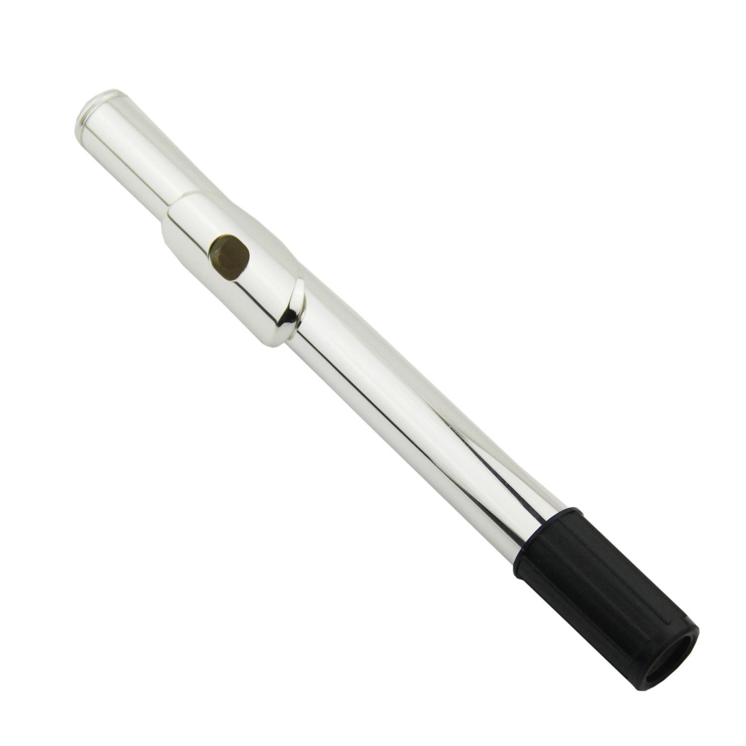 Silver-Plated Flute Mouthpiece and Curved Head Accessory