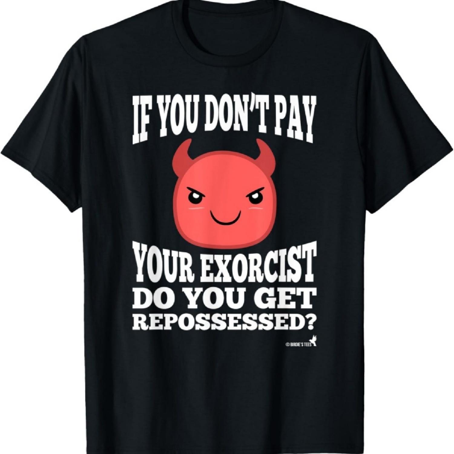 

Halloween Design Pay Your Exorcist T-Shirt XXXXXL чёрный