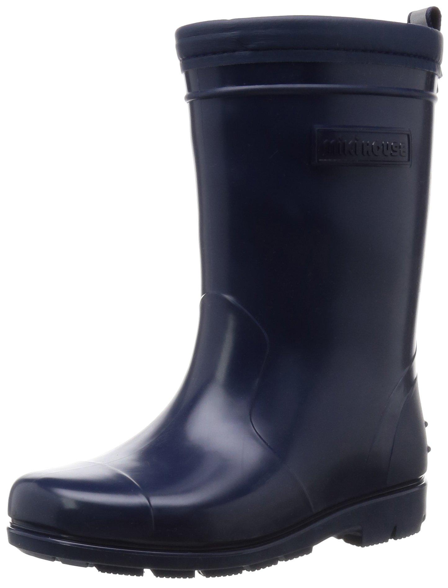 

MIKI HOUSE Rain Boots 10-9452-843, Boys and Girls, 15.0 cm, Navy