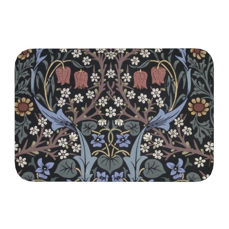 William Morris  Rug Front Floor Door Entrance Mats Indoor Textile Pattern Bath Kitchen Doormat Balcony Carpet Non-slip Floor Mat