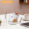 Lucky Cat Miniature Figurine Animal Sculpture Art Crafts Decorative Desktop Ornament Small Statue