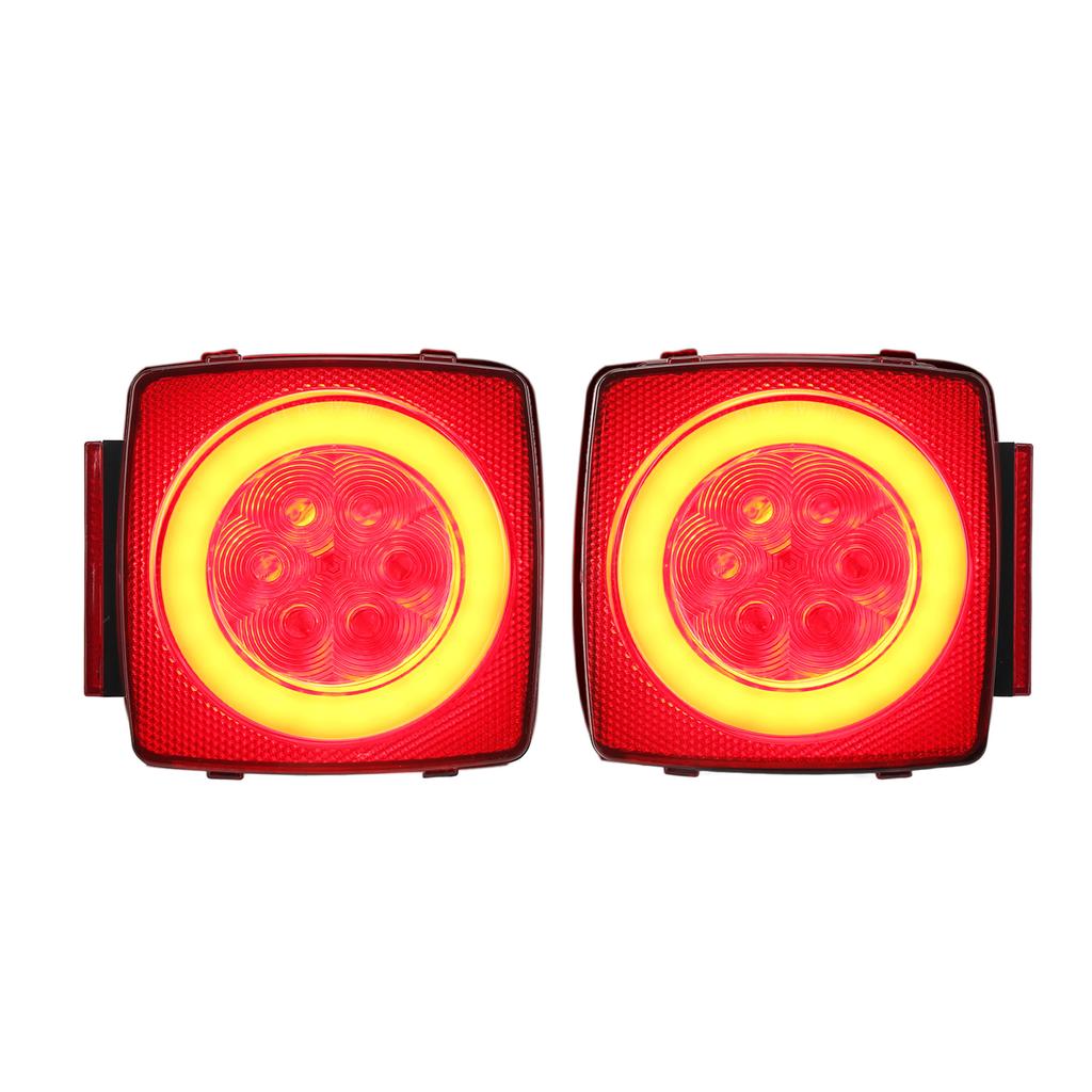 Trailer Tail Lights LED 12V Stop Brake Tail Running Lamp for Boats Snowmobiles Campervans Utility