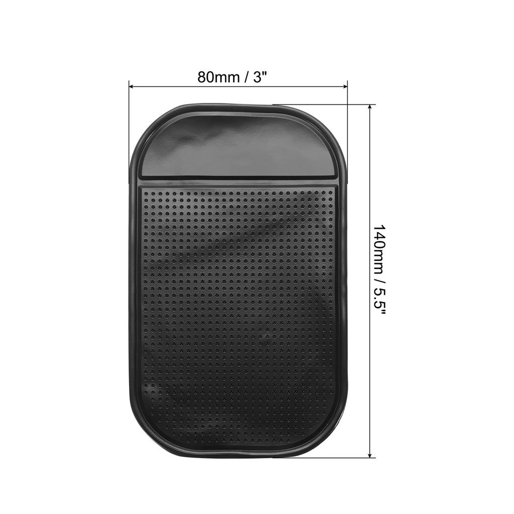uxcell 7 Pcs Car Dashboard Anti-Slip Cushion 5.5" x 3" Universal Sticky Dash Pad