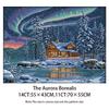 Kit Punto Croce Aurora Boreale Tessuto Non Stampato Set Ricamo Aghi 11 14CT Tela Pittura Decorazione Casa Fai da Te