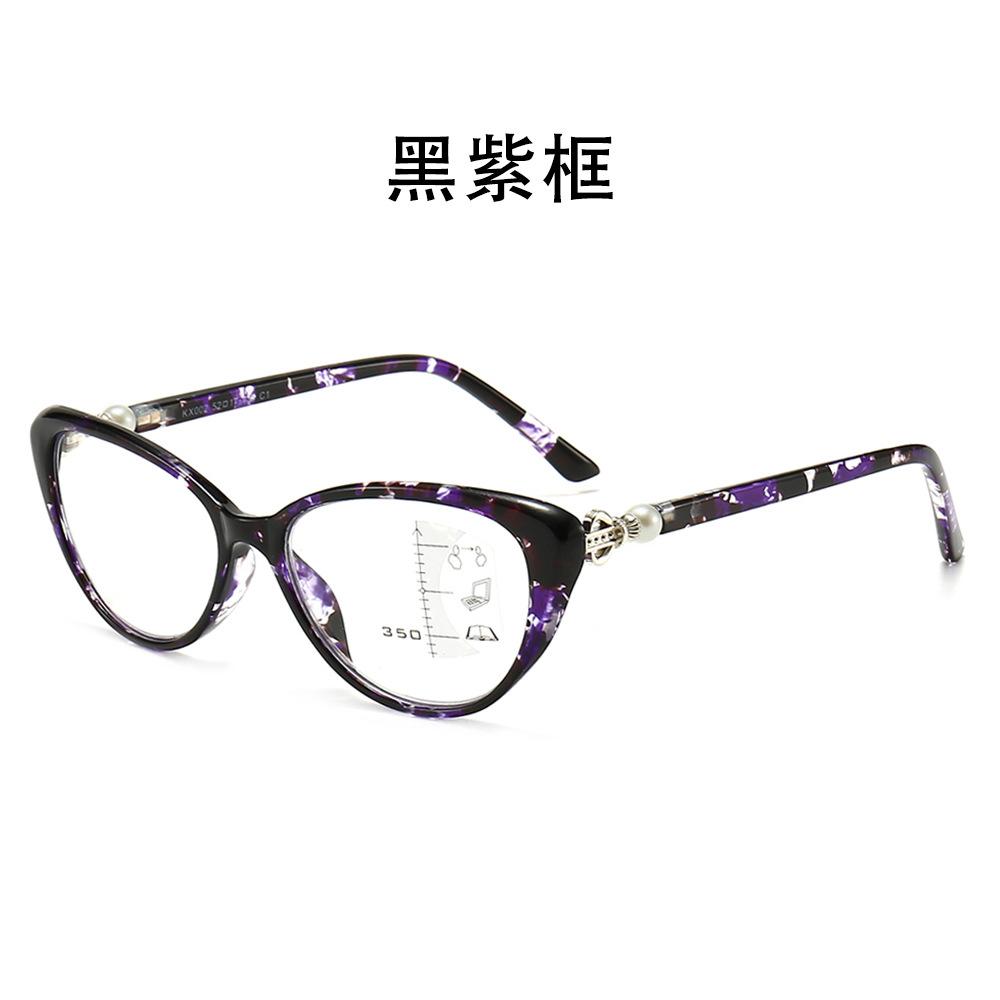 Modische Lesebrille mit progressiven Mehrstärken und Blaulichtfilter für Nah- und Ferngebrauch