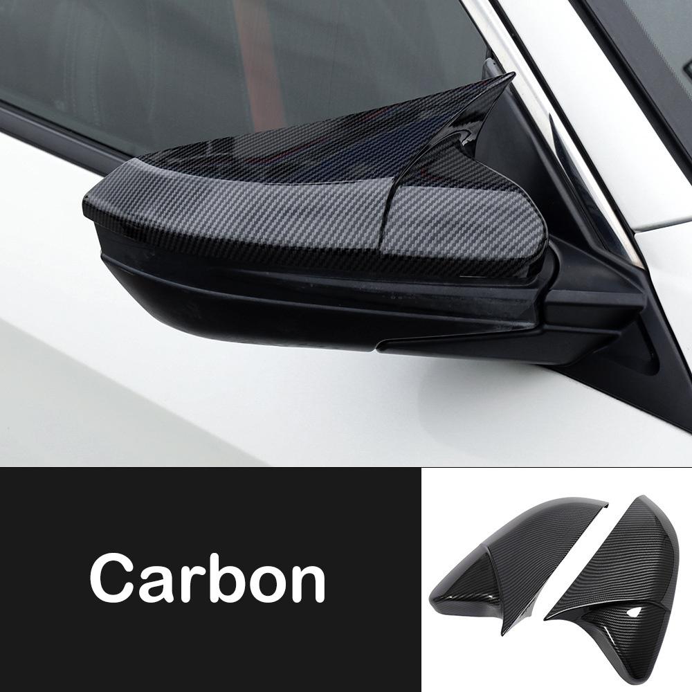 Für Honda Civic 10th 2016 2017 2018 Rückspiegel Seitenspiegel Abdeckung Flügelkappe Außentür Rückansicht Fall Trim Carbon Fiber