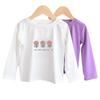 Cute Sweet Kids Girls Long Sleeve Casual Basic T Shirt Daily Top