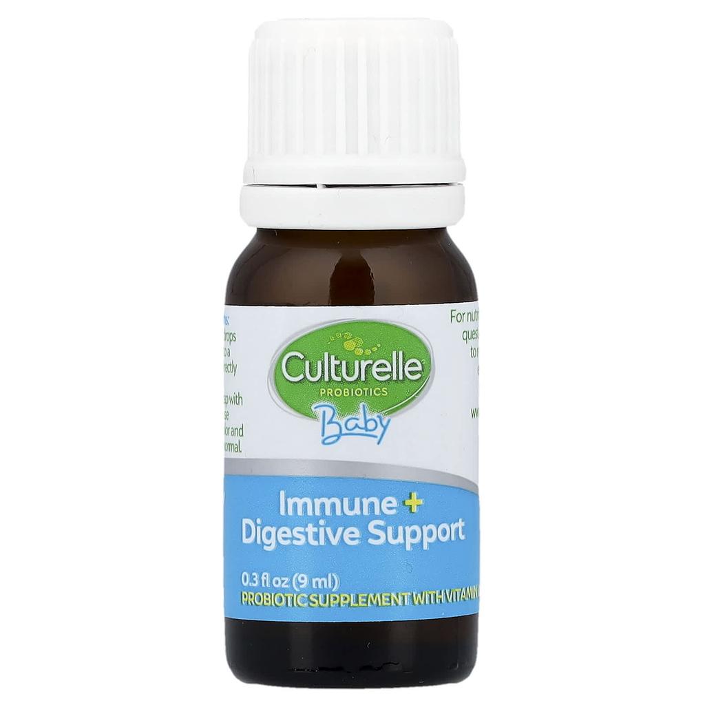 Säuglingsprobiotikum, Immun + Verdauungsstärke, Probiotische & Vitamin D Tropfen, 0-12 Monate, 9 ml (0.3 Flüssigunzen)