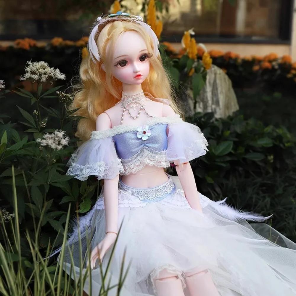 Cena Specjalna Lalka DBS 1/3 BJD Mechaniczne Stawy Ciało Z Makijażem W Tym Włosy Oczy Ubrania 62cm Wysokość Dziewczęcy Senna Wróżka