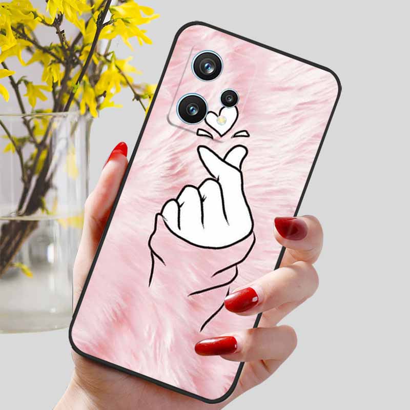 Lovely Beautiful Phone Cases For Realme 9 5G Case Silicone TPU Soft Bumper for Realme 9 Pro+ Plus 5G Realme9 9Pro Protect Capa