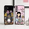 J-style Tokidoki A-Art B-Bright Phone Case For Samsung A73,72,71,53,52,51,22,91,80, Soft Black Cover