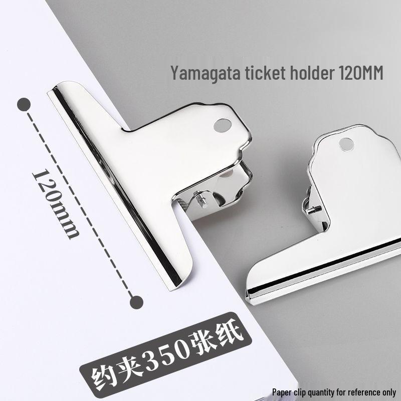 Stainless Steel Multifunctional Butterfly Clip for Drawing Boards and Files