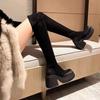 Tall Knight Boots 2026 New Autumn/Winter Socks Boots Suede Stylish Skinny Long Boots for Women