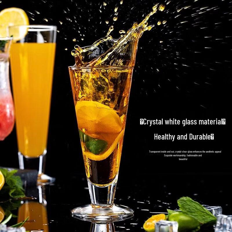 ZISIZ High-Aesthetic Handmade Glass Juice Cup