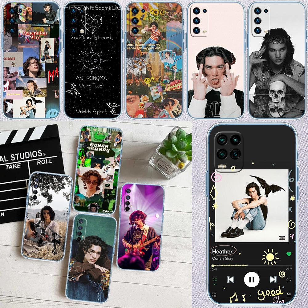 IK24 Conans Grays Transparent Phone Case for Samsung Galaxy A04 A04S A14 A23 A34 A54 M23 M33 M52 M53