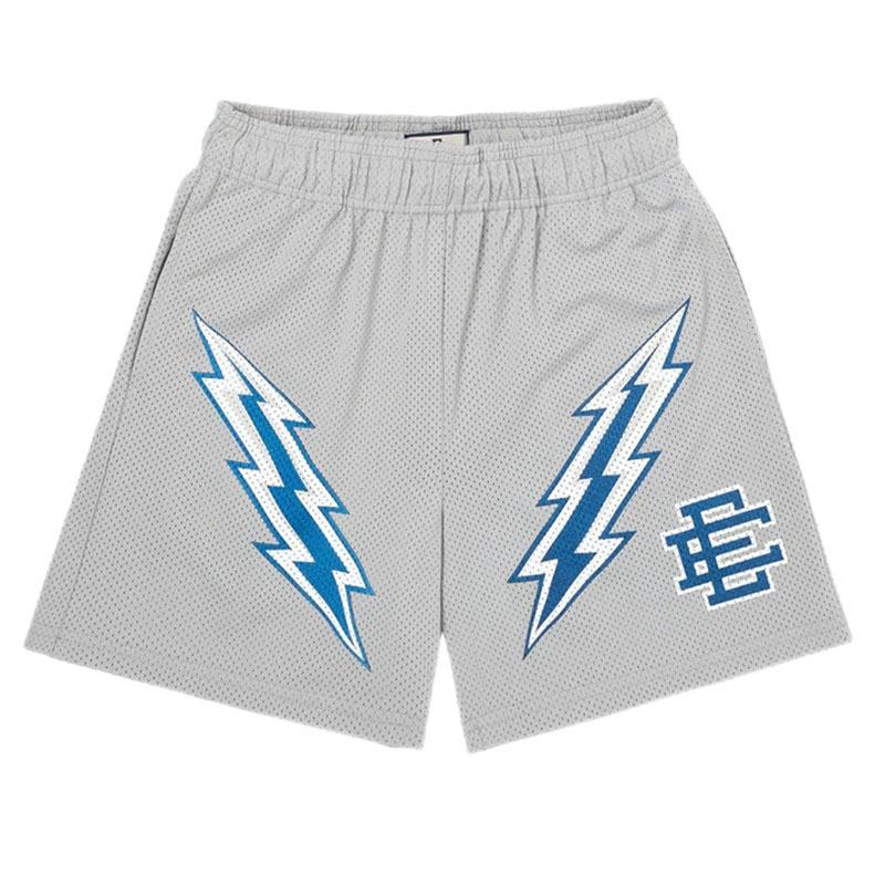 Eric Emanuel EE Herren Mesh Fitnessshorts Atmungsaktiv Jogging Training Lässige Sportbekleidung