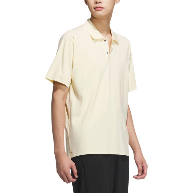adidas SS25 Polo Shirt Men's Warm Vanilla JM0981-