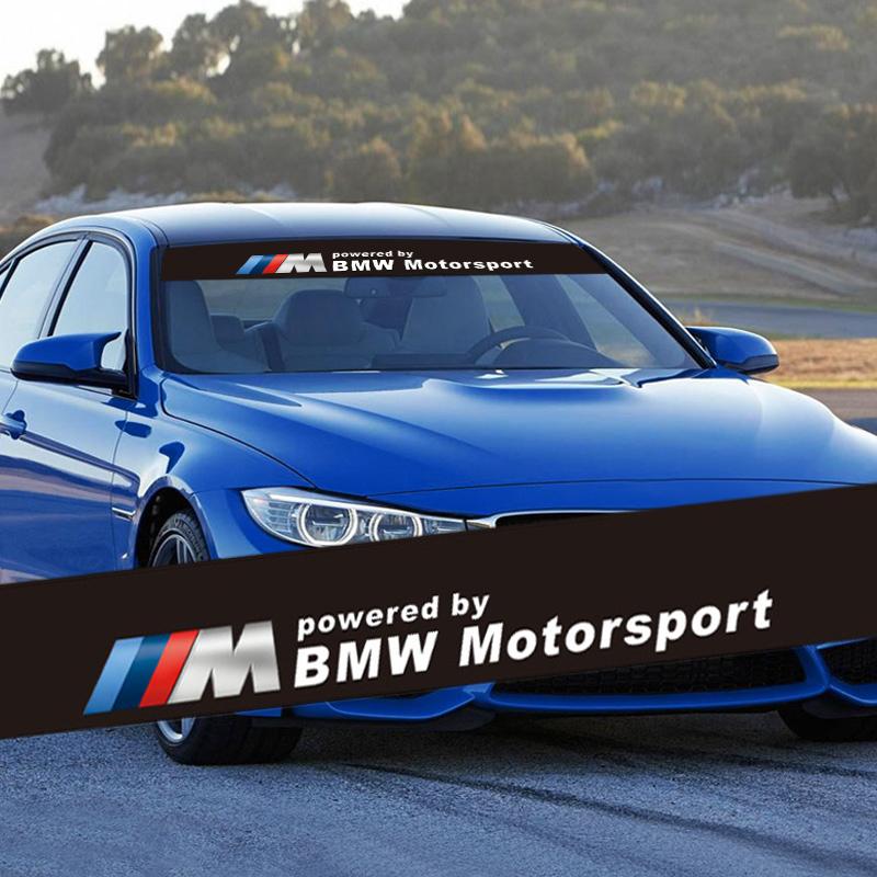 Dekorativní samolepka na čelní sklo auta Anti UV Příslušenství Pro BMW řady 1 2 3 4 5 7 X1 X2 X3 X5 X4 X6 X7 G30 G20 G32 G11 G12 G07 M2