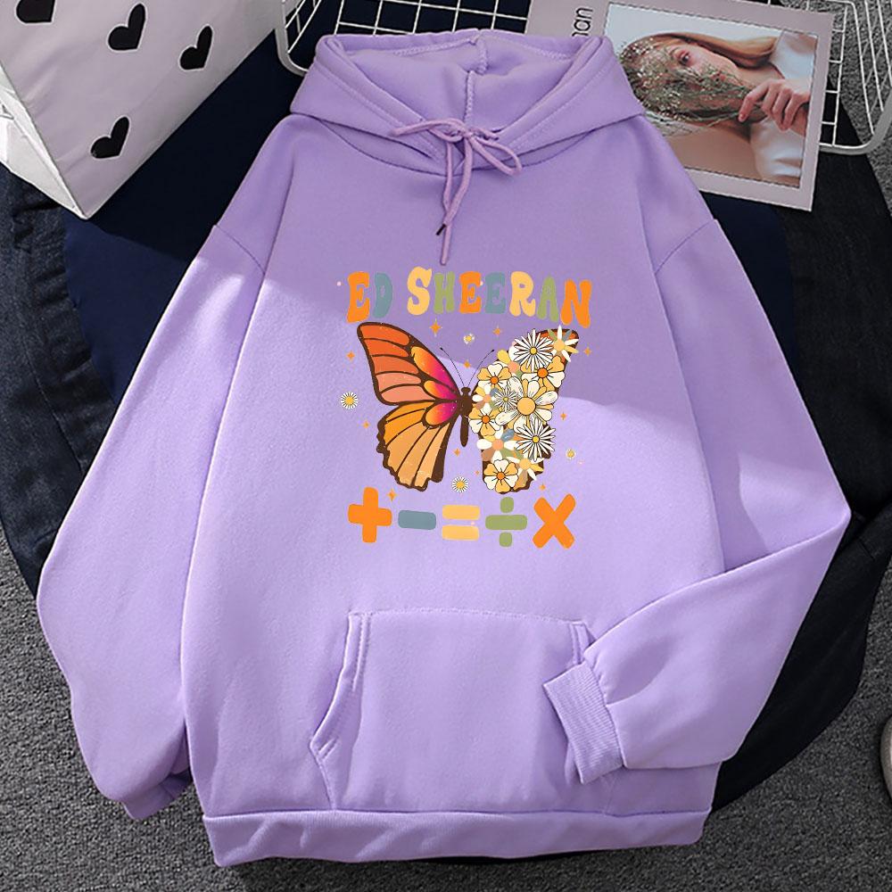 Ed Sheeran 2023 Tour Hoodie Mode Ästhetik Sweatshirt Lässige Streetwear für Männer/Frauen Kleidung Winter Fleece Rundhals Pullover