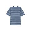Nike Sb All Over Print Striped Crew Neck Loose Short Sleeve T-Shirt Men Tops Slate-Blue FQ3712-493