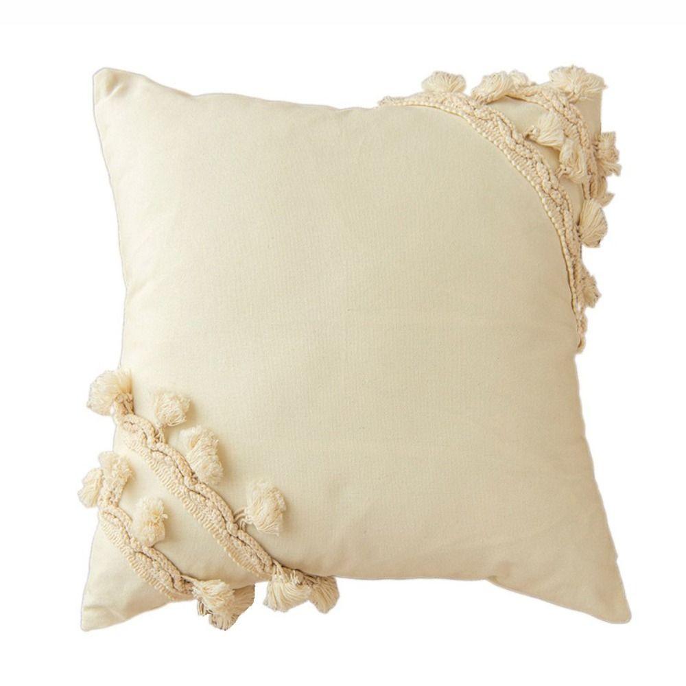 

Наволочка в стиле INS, хлопковая наволочка, домашний декор, наволочка с кисточками, диван/кровать Style E