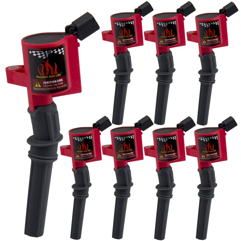 

Pack of 8 Red Ignition Coil For Ford F150 Expedition 2000 2001 2002 2003 2004 4.6L/5.4L High Performance Coil Car Accessories красный