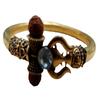 @ Lord Shiva Trishul Damroo Con Rudraksh Bahubali Kada Para Hombres Y Mujeres