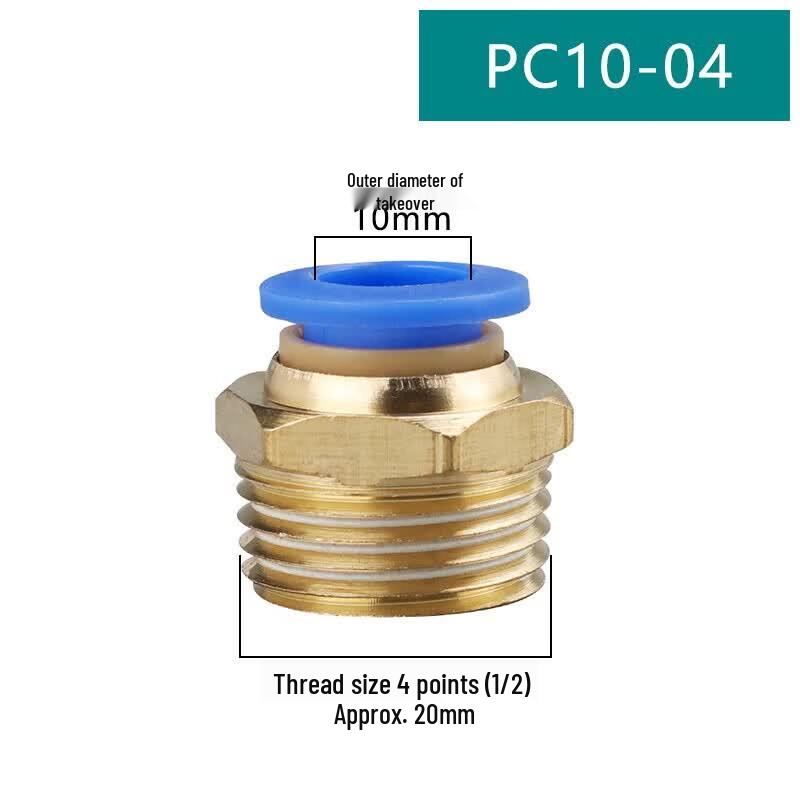 Jiangyi Pneumatic Quick Connect Straight Fitting