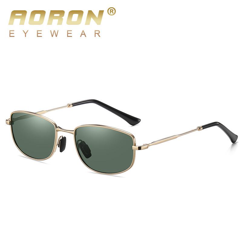Aoron Polarized Fashion Sunglasses Men'S Driver Driving Sunglasses Small Frame Color-Changing Sunglasses A773