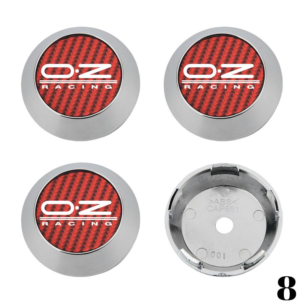 4PCS O.Z Racing Wheel Center Cap 56mm/57mm/58mm/59mm/60mm/61mm/62mm/63mm/64mm/72mm Sport Rim Caps OZ Emblem Wheel Cover Hub Cap