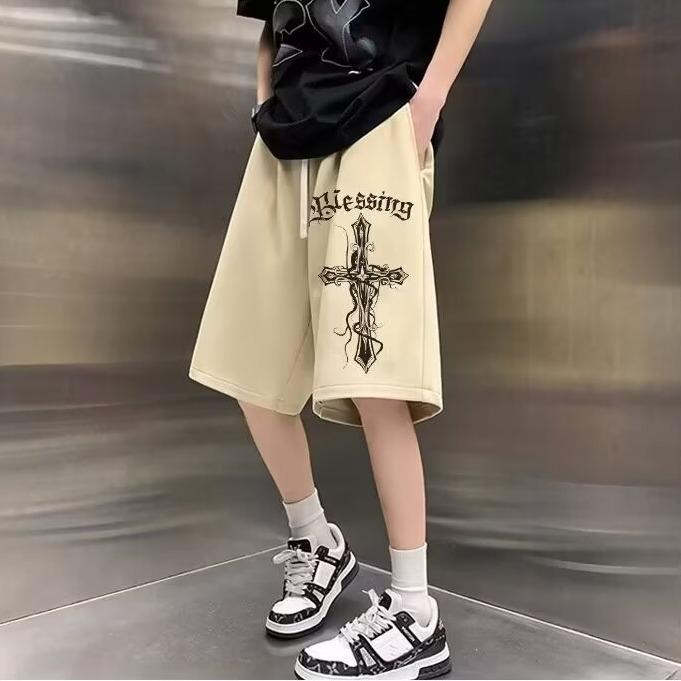 Summer New Boys Loose Cross Five-point Pants Student Basketball Casual Versatile Sports Shorts