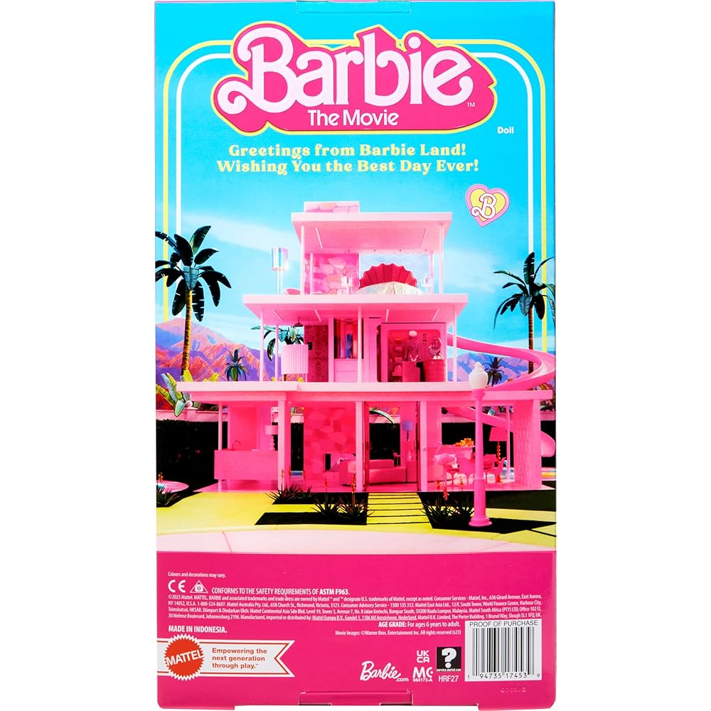 Barbie Ken Denim Fashion Doll Outfit for 6 Years and Up, Movie Inspired, Dress-Up Accessories