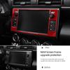For Subaru BRZ/Toyota GR86 2026- Carbon Fiber Center Console Navigation Screen Trim Stickers Car Interior Tuning Accessories