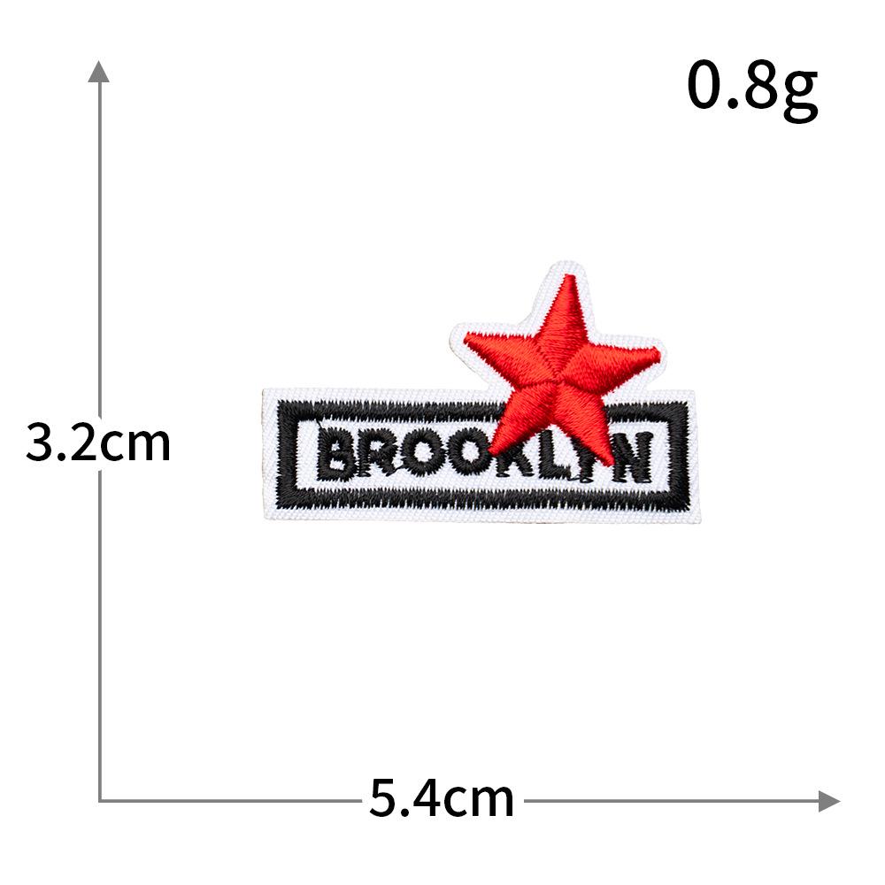 Personalized Trendy Letter Embroidery Patch for Clothes, Jackets, Bags, & Streetwear